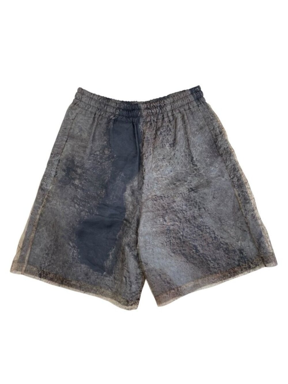 Louis Vuitton Shorts Printed Mesh Polyester Silk Brown